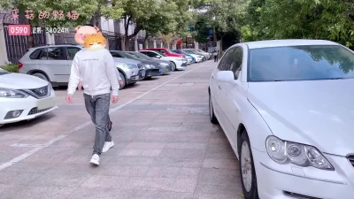 [原创] 【小野猫】闺蜜化身OL秘书,户外露天停车场,情趣勾引老公爽到泉涌喷水